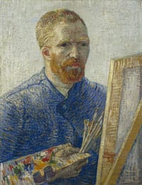 The Real Van Gogh: The Artist and his Letters —
Vincent van Gogh
Self-Portrait as an Artist
January 1888
