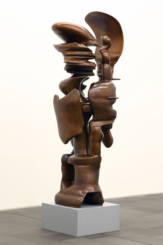 Tony Cragg: Sculptures and Drawings — 
Lost in Thought, 2005
Bronze: 250 x 100 x 60 cm
Private Collection
© THE ARTIST
Photographer: Michael Richter
