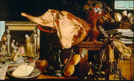 Gourmet Burghers - Fine Art and Fine Dining — 
Pieter Aertsen, Vanitas Still Life, 1552 (Kunsthistorisches Museum, Vienna)
