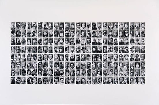 Pre Owned: Looks Good Man, curated by Morgan Quaintance — Sheldon Nadelman 
Terminal Portraits (1973 -82) 
Part of a larger work
photographic inkjet print on paper
290 x 126cm
Photo Damien Jaques