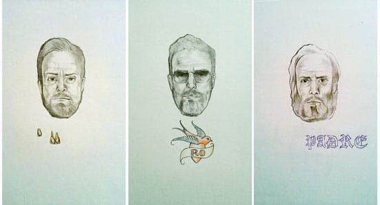 Roberto Cuoghi Drawing, Triptych
Roisin Byrne, 2011