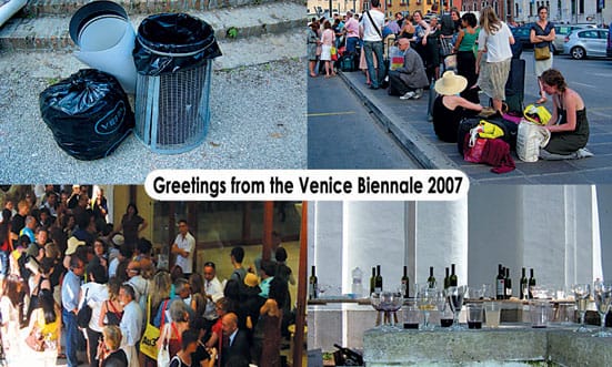 Welcome to the Venice Biennale 2007 
Photogaphs by Adrian Lee and Nick Ferguson 
2007
